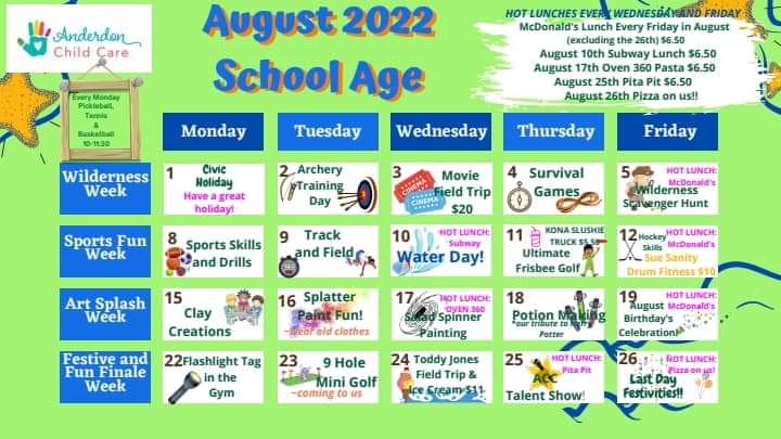 School Age August 2022